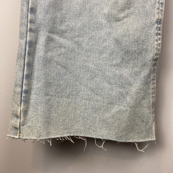Aeropostale • high rise, wide leg destroyed denim jeans - Picture 5 of 14
